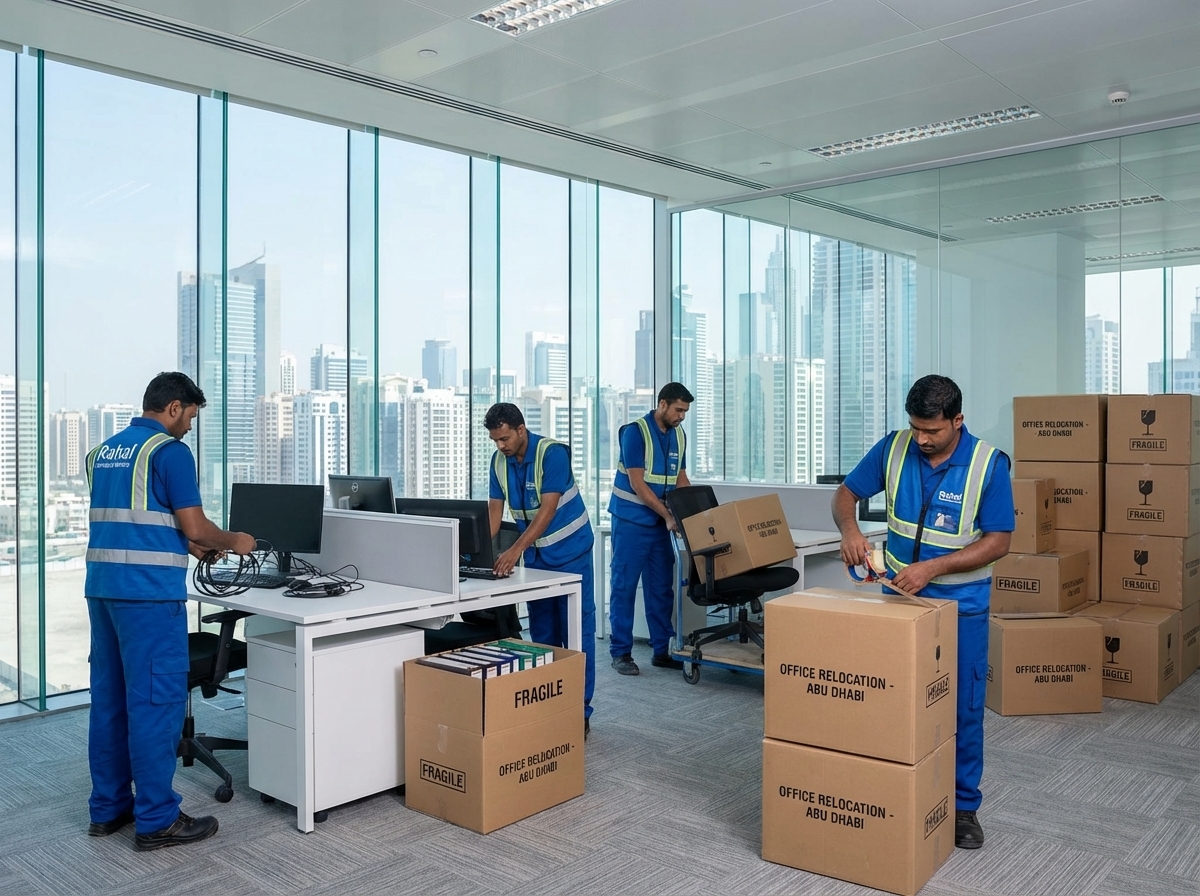 Office relocation service - moving company in Abu Dhabi